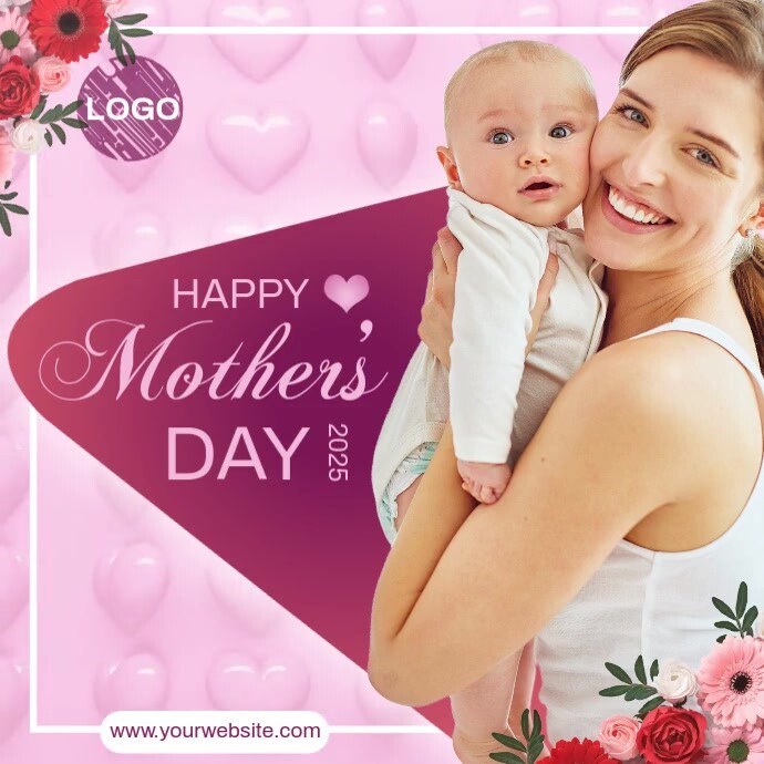 Happy Mother's Day 2025 Instagram Square (1:1) template