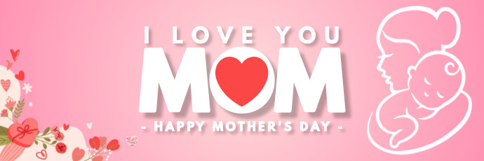 Happy Mother's Day Nagłówek na Twittera template