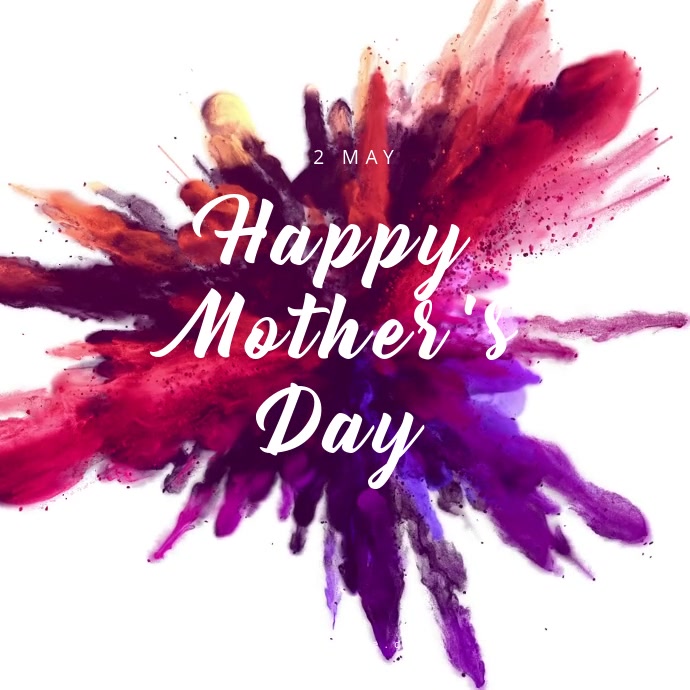 Happy Mother's Day Kwadrat (1:1) template
