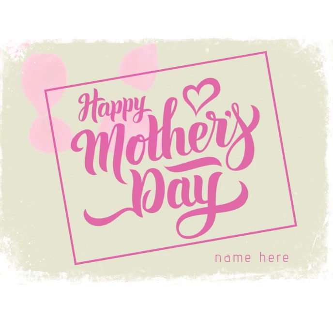Happy Mother's day Okładka albumu template