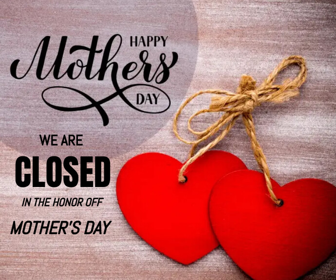 Happy mother's day Średni prostokąt template
