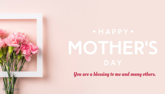 Happy Mother's Day Blog Header template