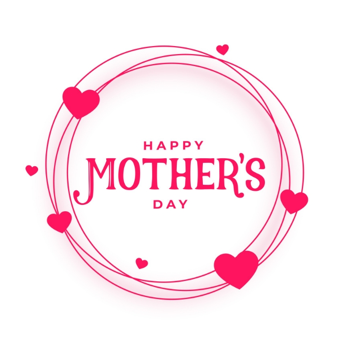 Happy mother's day heart frame card design Template | PosterMyWall