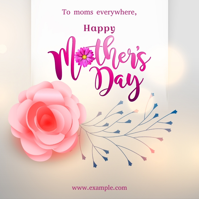 Happy Mother's Day Instagram post template