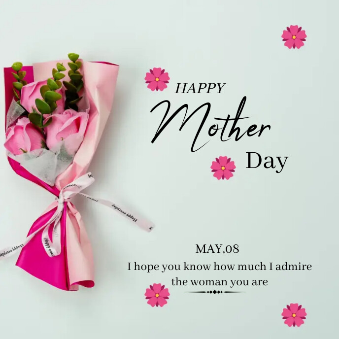 Happy Mother's Day Instagram Post Okładka albumu template