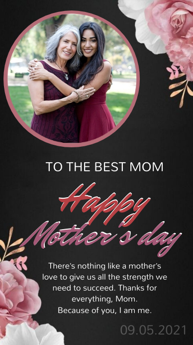 happy mother's day instagram story template