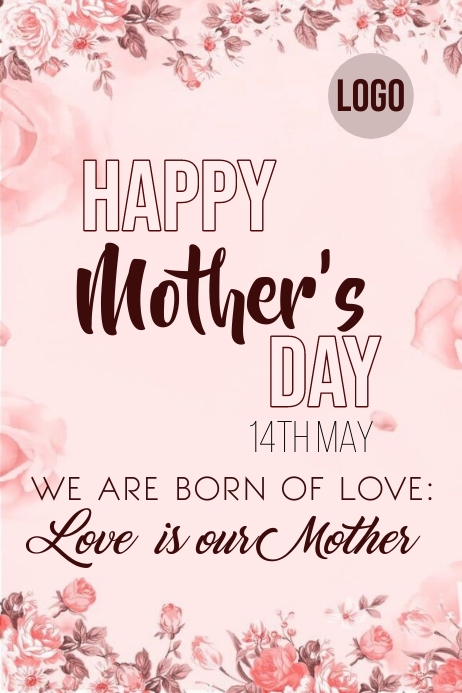 Happy Mother's Day Poster Template | PosterMyWall
