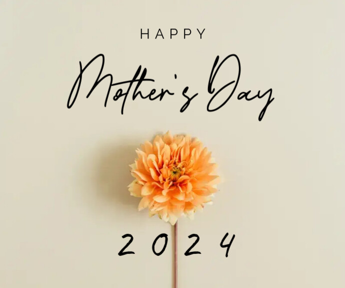 Happy mother's day posters Medium Rectangle template