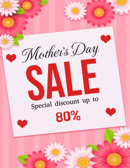 happy mother's day sale flyer Template PosterMyWall