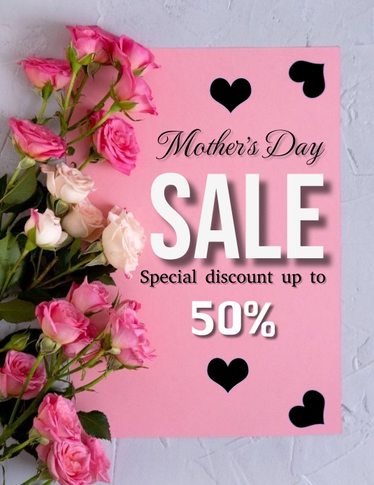 happy mother's day sale flyer Template PosterMyWall