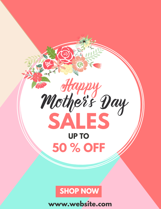 happy mother's day sales advertisement Template PosterMyWall