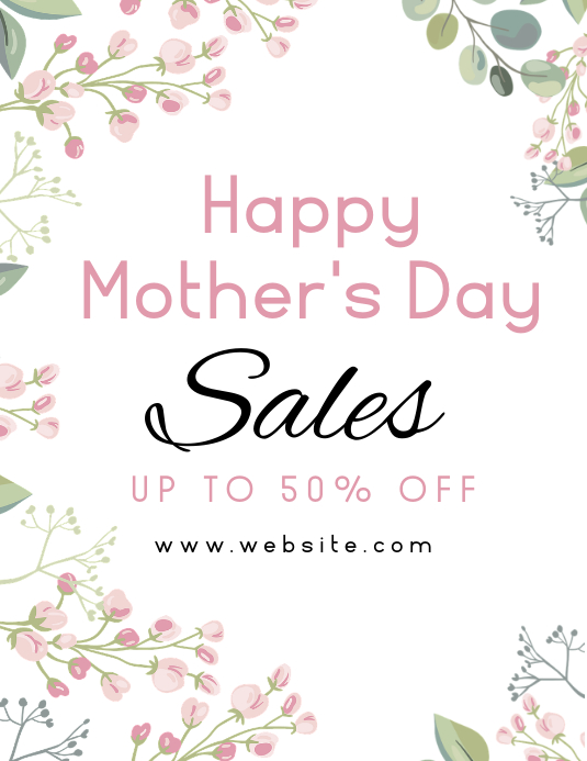 happy mother's day sales design template PosterMyWall