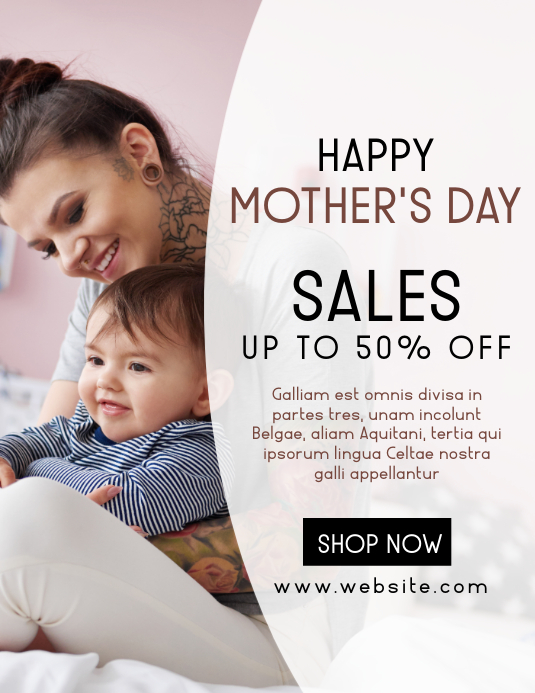 happy mother's day sales flyer Template PosterMyWall