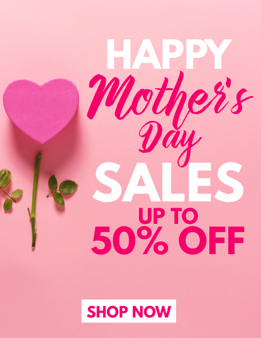 Copy of Happy mother's day sales flyer template PosterMyWall