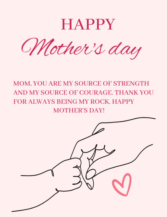 Happy mother's day template 2025 Flyer (US Letter)