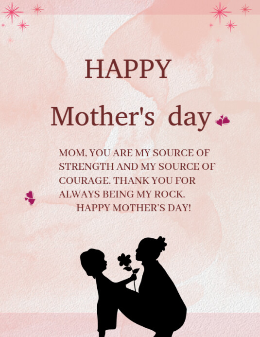 Happy mother's day template 2025 Flyer (US Letter)