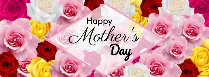 Happy mother's day template Zdjęcie w tle na Facebooka