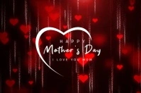 Happy mother's day Template แบนเนอร์ 4' × 6'