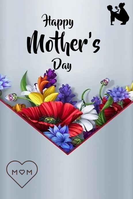 Happy Mother's day template poster | PosterMyWall Happy Mother's day template poster | PosterMyWall