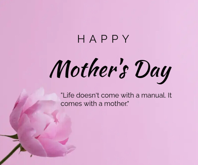 Happy mother's day templates Średni prostokąt