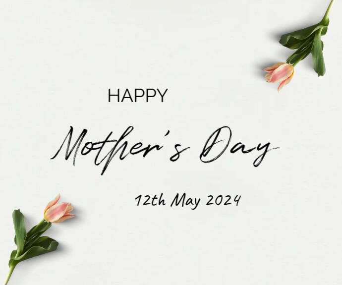Happy mother's day templates Średni prostokąt