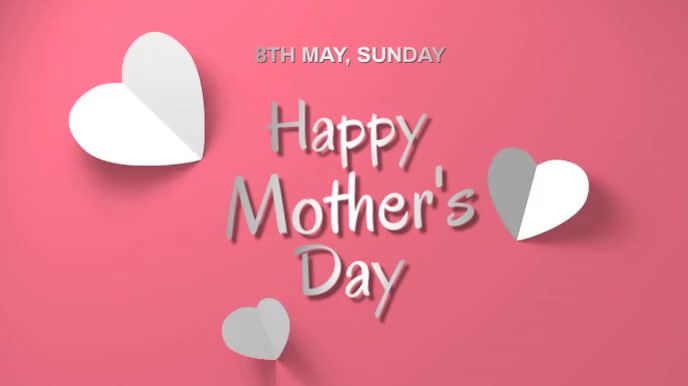 Happy mother's day video Ekran reklamowy (16:9) template