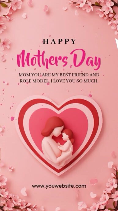 Plantilla de Happy Mother's Day Whatsapp Status | PosterMyWall
