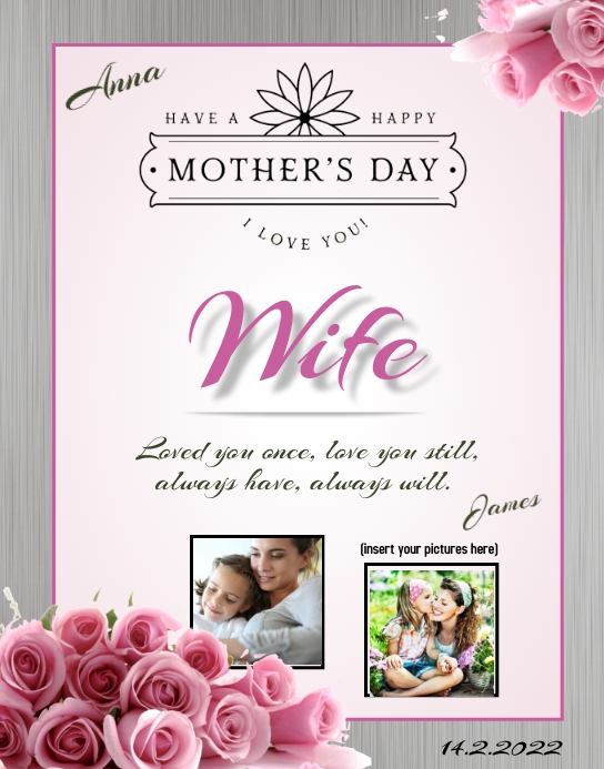 Crisp Happy Mother's Day To Wife Picture in HD Crisp Happy Mother's Day To Wife Picture in HD