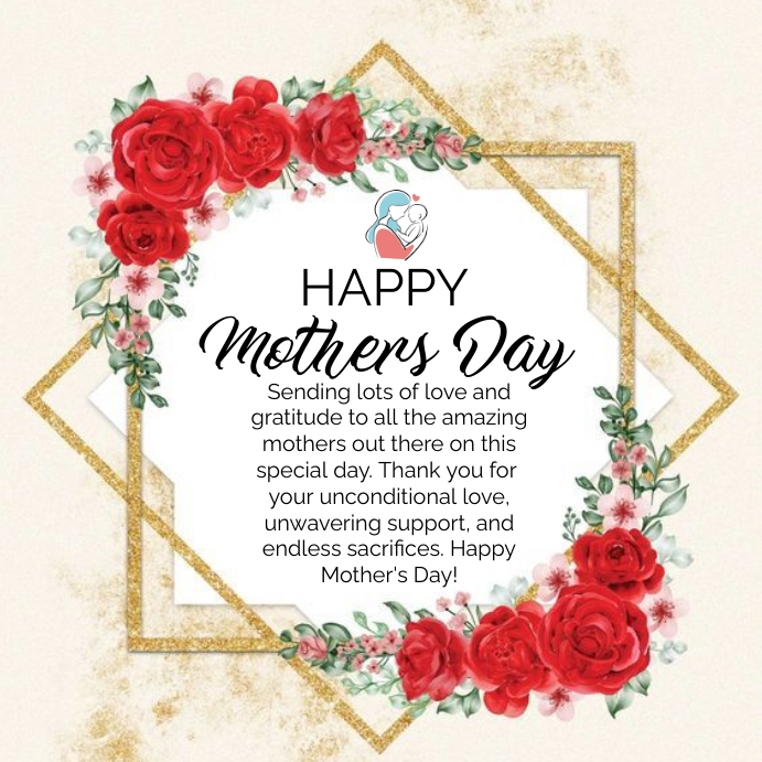 Happy mother day , Happy mother day facebook Instagram 帖子 template