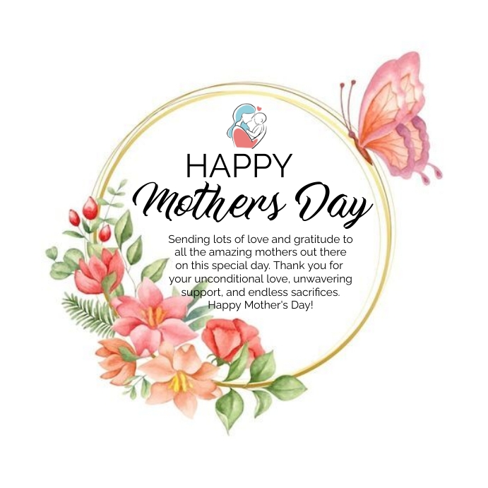 Happy mother day , Happy mother day facebook Template | PosterMyWall