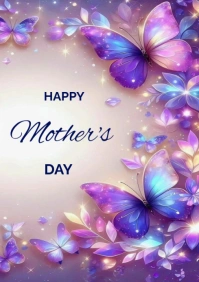 HAPPY MOTHER DAY A3 template