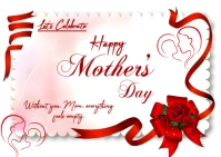 Happy Mother Day Postcard Poskaart template