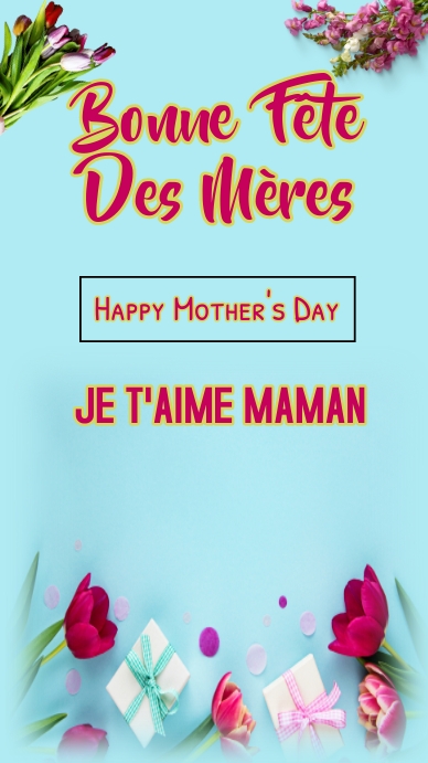 Happy mothers day, mothers day greetings Instagram Story template
