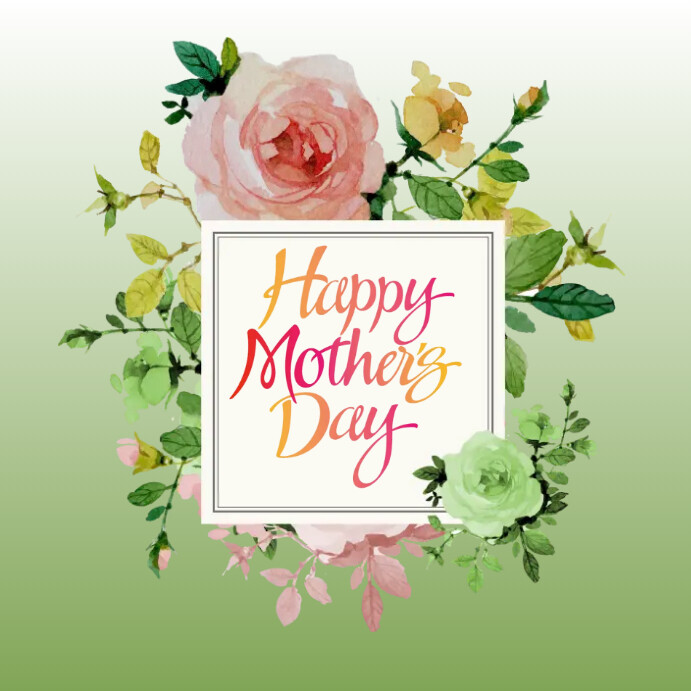 HAPPY MOTHERS DAY Wpis na Instagrama template