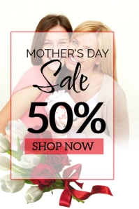 happy mothers day Póster template