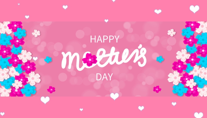 Happy Mothers Day Wizytówka template