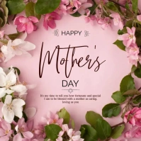 Happy mothers day Publicación de Instagram template