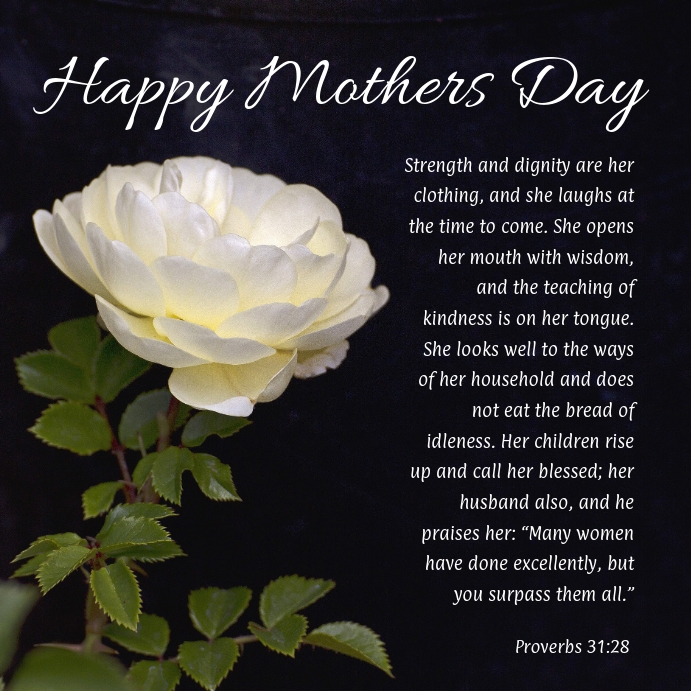 Happy Mothers Day Message Instagram template