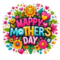 Happy Mothers Day Logo template