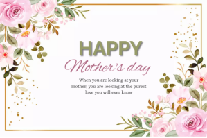 happy mothers day poster Label template