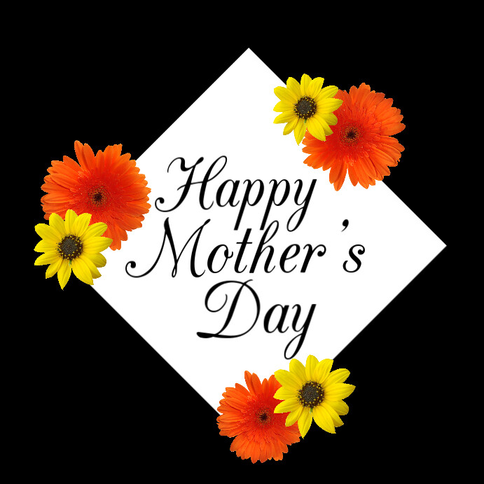 Happy Mother‘s Day Flowers Romantic Greeting Card Template PosterMyWall