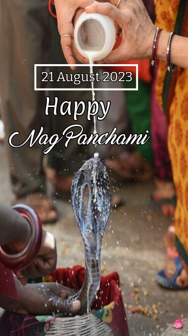 Happy nag panchami instagram story template