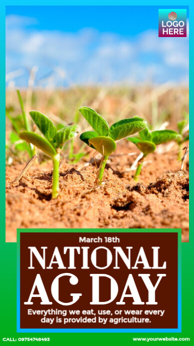 Happy National Ag Day Template | PosterMyWall