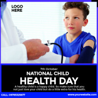Happy National Child Health Day Instagram Post template