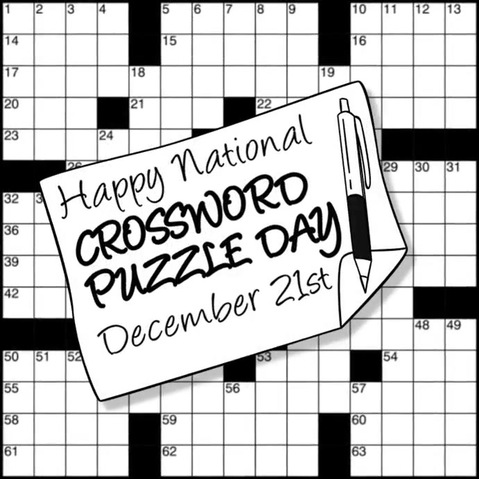 Copy of Happy National Crossword Puzzle Day Instagram Post | PosterMyWall