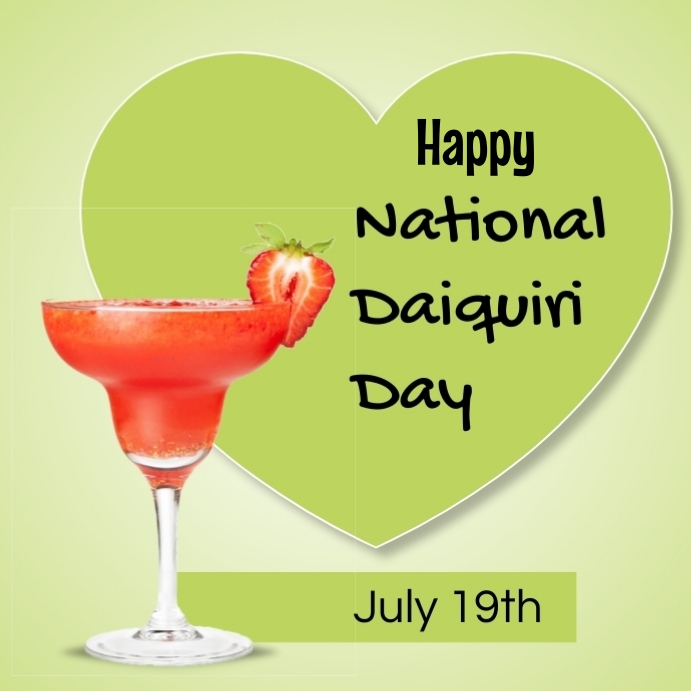 Happy national daiquiri day Instagram post Template PosterMyWall