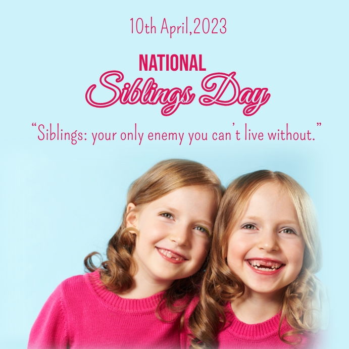 National Sibling Day 2025 Meme