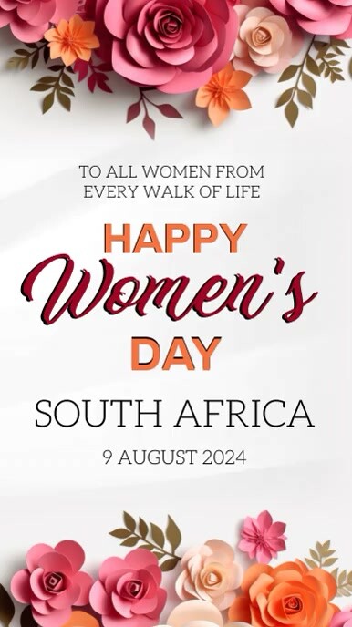 Happy National Women's day South Africa Templ Instagram-verhaal template