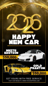 Happy New Car Instagram Story template