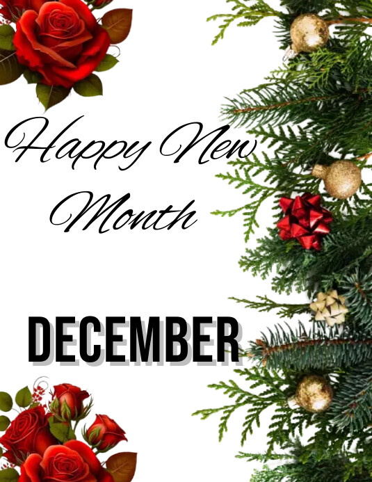 Happy New Month December Template PosterMyWall Happy new month december template postermywall